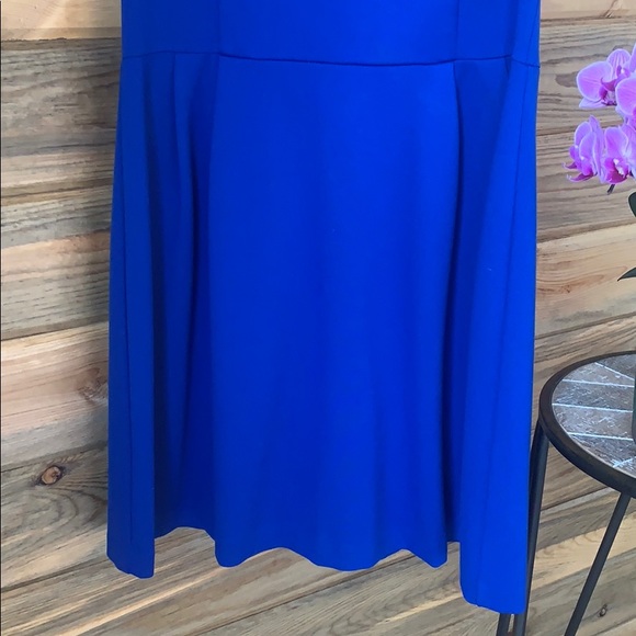 Blue Cap-Sleeve Dress - Picture 3 of 5